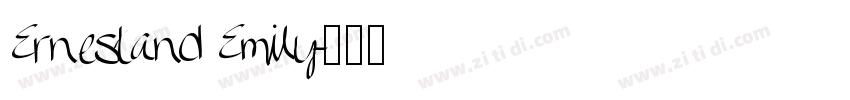 Ernestand Emily字体转换